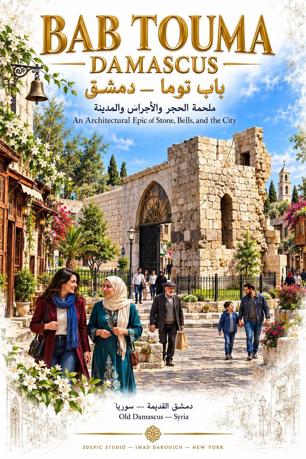 باب توما، دمشق: ملحمة الحجر والأجراس والمدينة