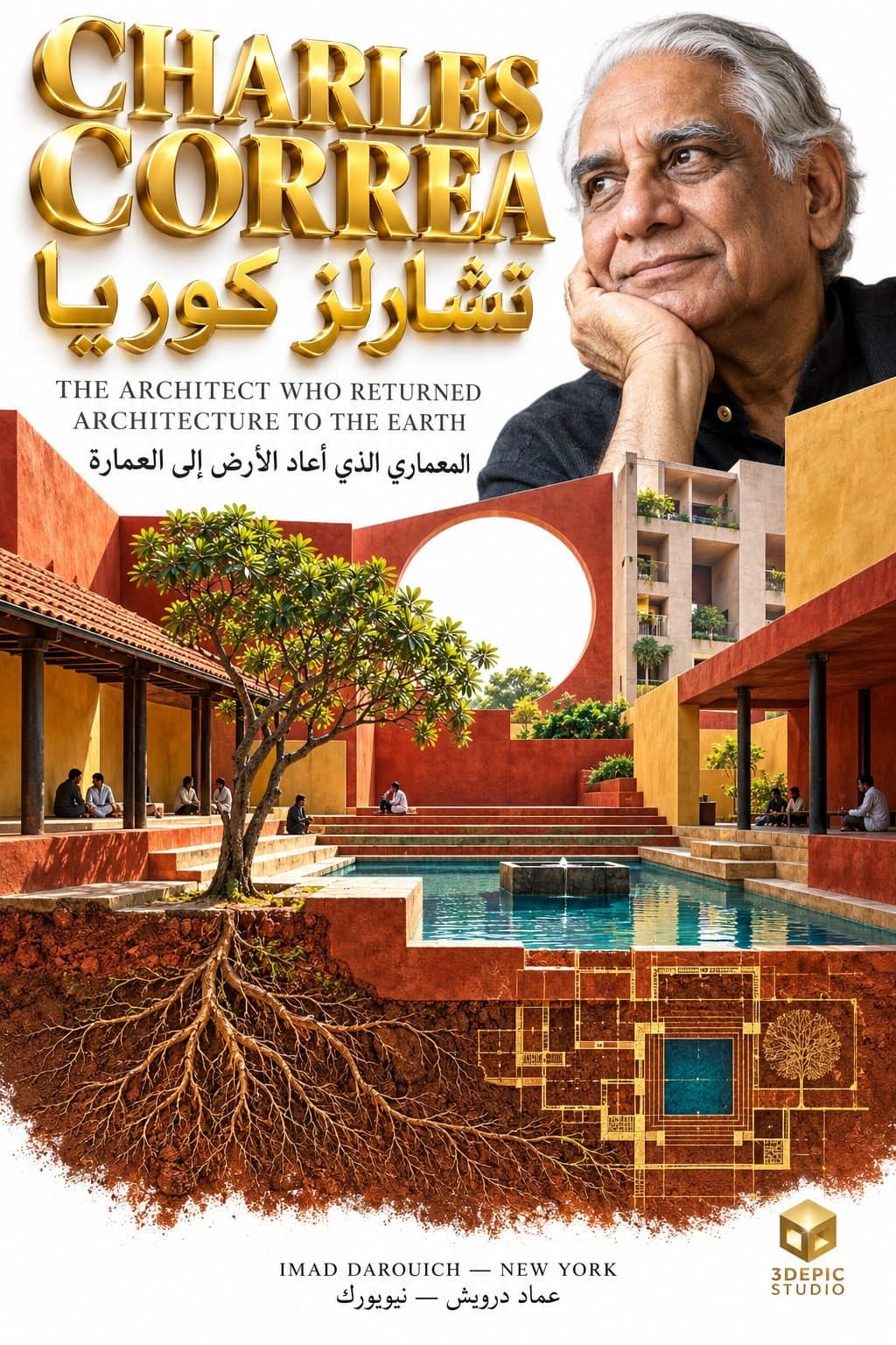 تشارلز كوريا: المعماري الذي أعاد الأرض إلى العمارة