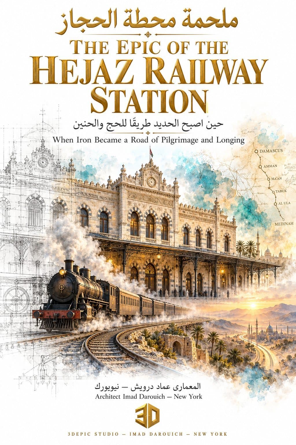 The Epic of the Hejaz Railway Station: When Iron Became a Road of Pilgrimage and Longing