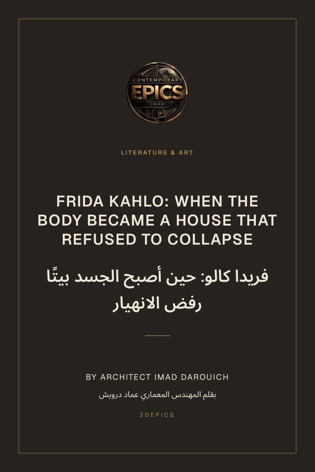 Frida Kahlo: When the Body Became a House That Refused to Collapse