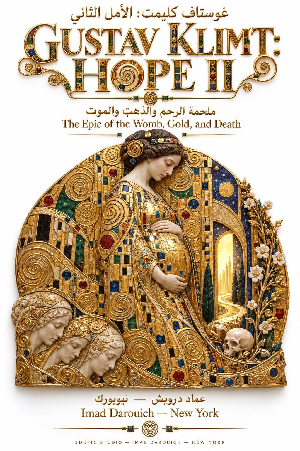 Gustav Klimt, Hope II: The Epic of the Womb, Gold, and Death