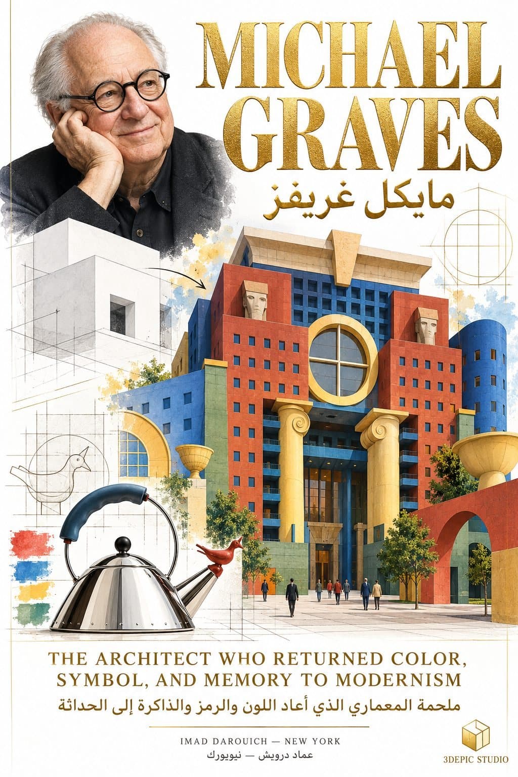 مايكل غريفز: المعماري الذي أعاد اللون والرمز والذاكرة إلى الحداثة