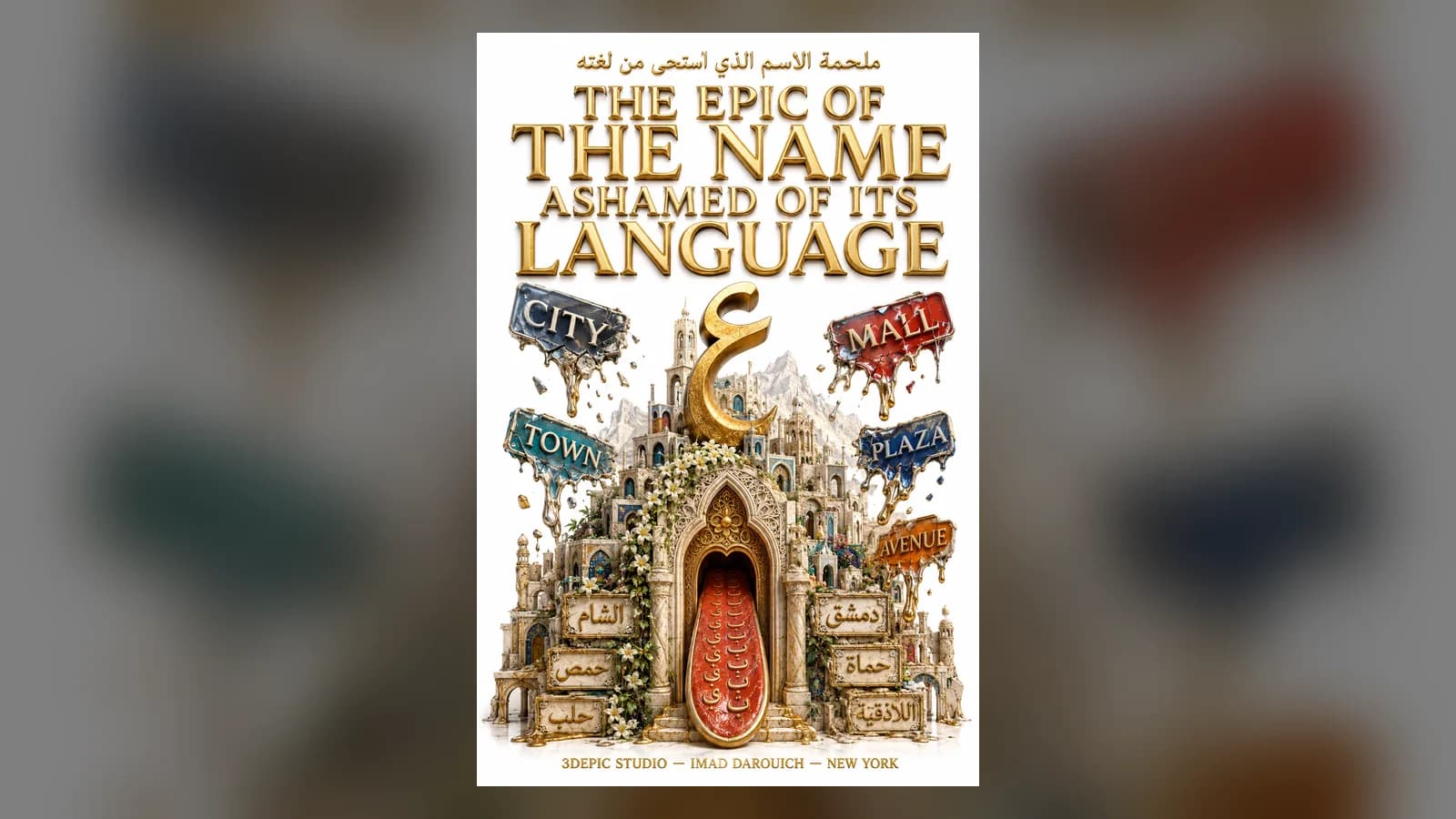Glass towers in Damascus with English signs, the scene behind this epic on foreign names in Arab cities