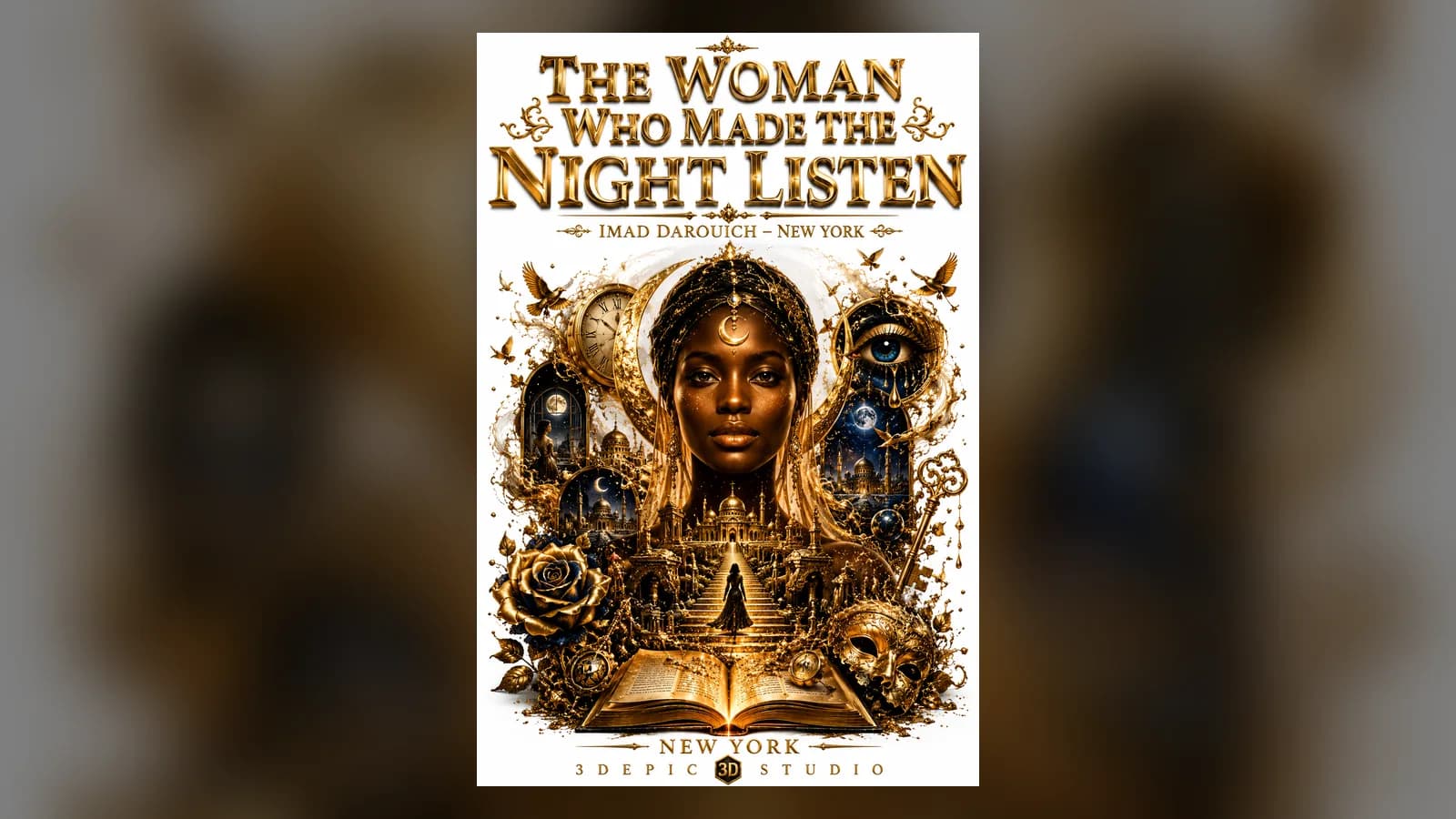 A woman walking through a starry night, the subject of this poem about a woman's beauty