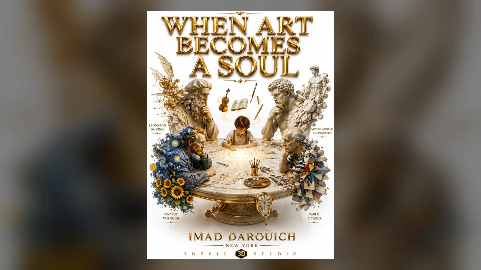 Painting and music as the voice of the soul, the subject of this poem about the importance of art